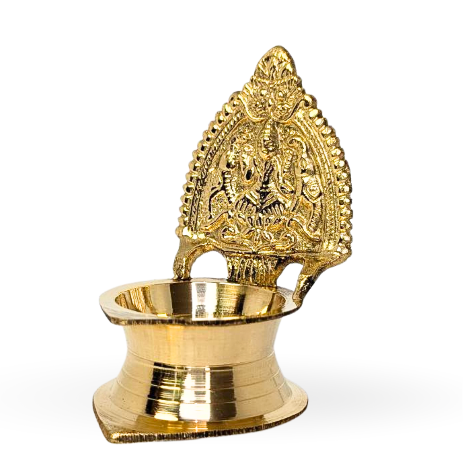 Decowill Pure Brass Kamakshi Devi Diya | Medium | Deepak for Pooja photo 5