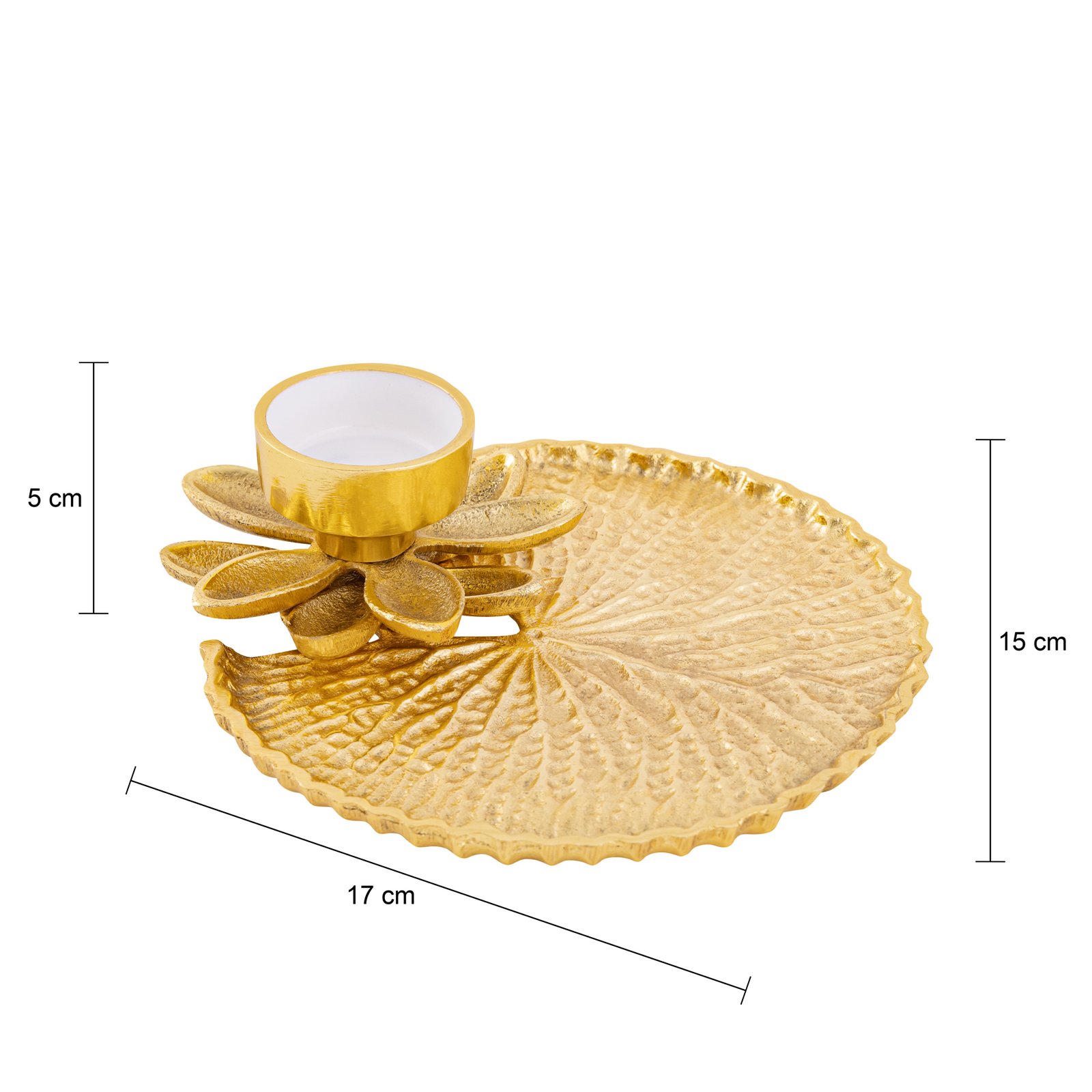 Decowill Tealight Candle Holder | Kalpvriksh Design | LxWxH - 17cmX15cmX5cm | Weight - 300g photo 2