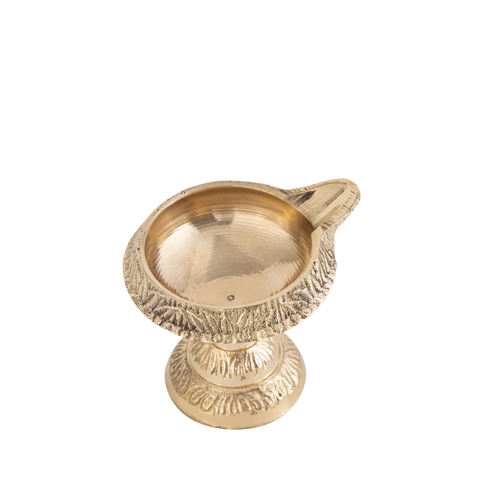Brass Kuber Diya with Stand Pack of 2 | Diya for Diwali Pooja photo 5