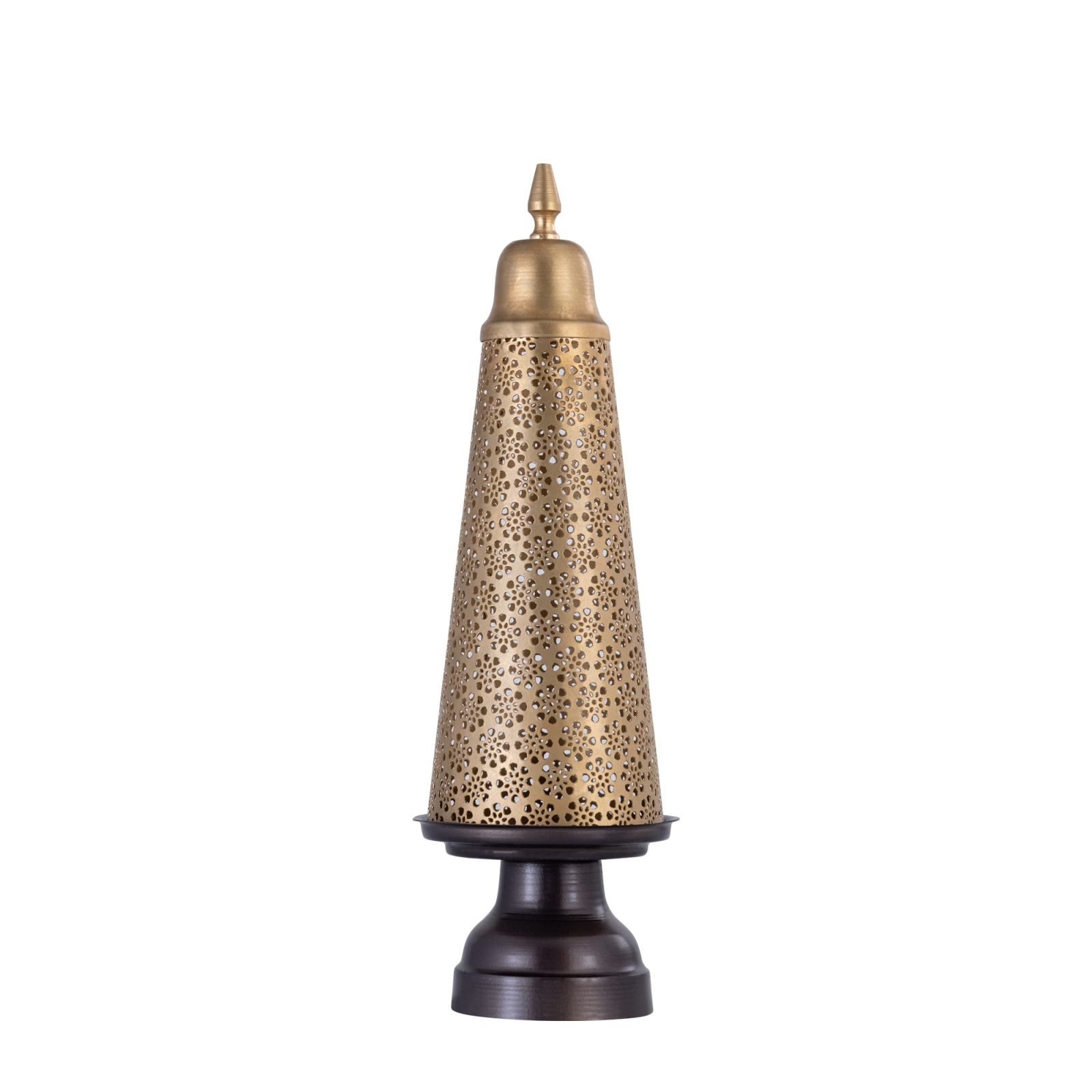 Decowill Iron Candle Holder with Jaali | Iron Dhoop Holder | Tealight Candle Holder photo 3
