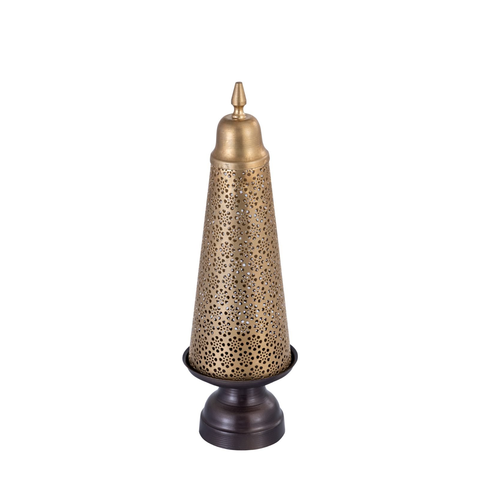 Decowill Iron Candle Holder with Jaali | Iron Dhoop Holder | Tealight Candle Holder photo 4